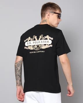 u.s. polo assn. Men Graphic Print Relaxed Fit Crew-Neck T-Shirt-picture-17