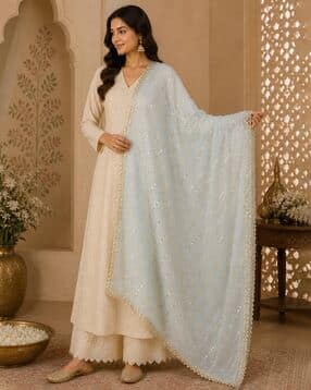 indie picks Foil Print Dupatta-picture-12