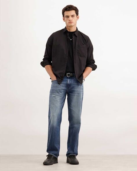 WROGN Men Mid-Rise Relaxed-Fit Jeans - Image 2