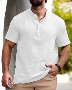webric x ag Men Patterned Regular Fit Short Kurta-picture-17