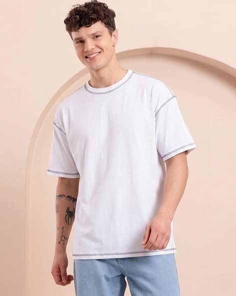 Zilcon Men Regular Fit Round-Neck T-Shirt