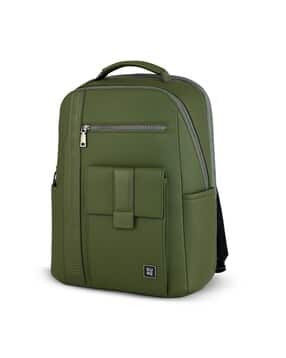 Unisex PU Laptop Backpack-image-37