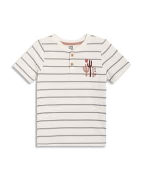 mini klub Boys Striped Relaxed Fit T-Shirt-picture-10