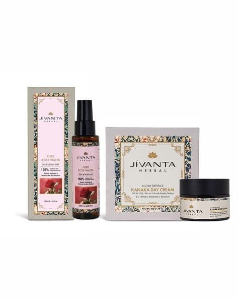 JIVANTA Water Face Mist & Kanaka Day Cream Combo