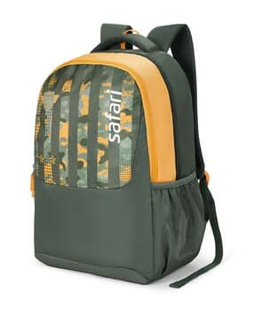 safari Unisex Alpha Brand Print School Backapck-picture-1