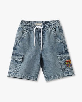 kb team spirit Boys Regular Fit Cotton Cargo Shorts-picture-13