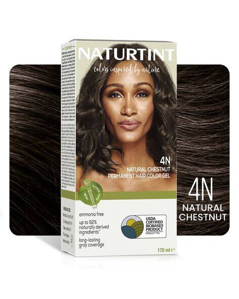 NATURTINT Permanent Hair Colour Gel Natural Dark Brown 4N