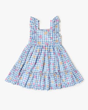 yousta Girls All-Over Floral Print Tiered Dress-picture-18