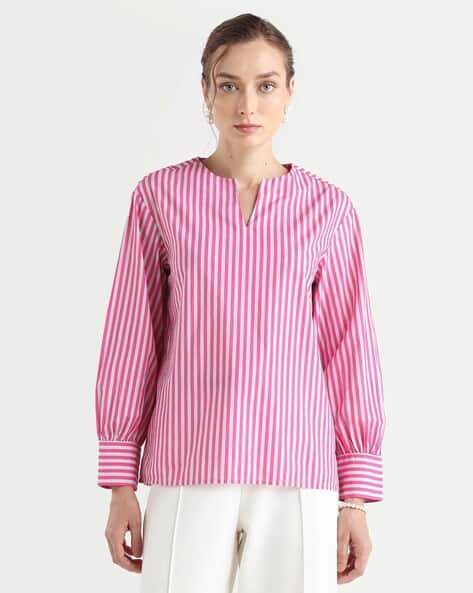 RAREISM Women Stripes Regular Fit Top