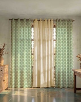 urban space Cotton Printed Curtains - Pack of 3-picture-48