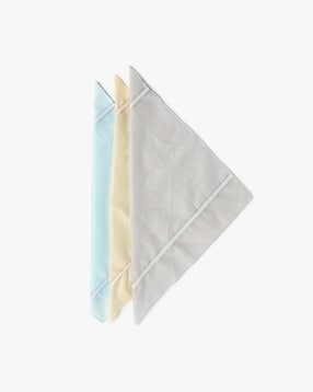 yousta Men Pack of 3 Striped Cotton Handkerchiefs-picture-39
