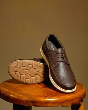 restroad Men Flat Lace Fastening Shoes-picture-19
