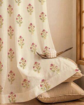 urban space Pack of 2 Floral Print Curtains-picture-41