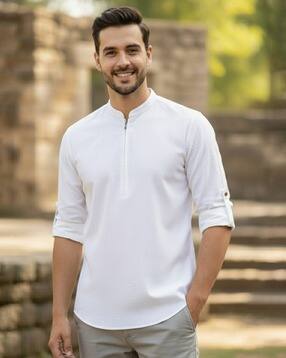 neonomad Men Regular Fit Short Kurta-picture-27