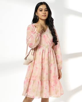 Women All-Over Print Tiered Dress-image-47