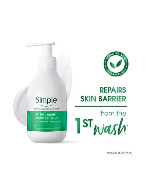 Simple Active Skin Barrier Care Replenishing Cream Cleanser