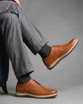 restroad Men Flat Lace Fastening Shoes-picture-18