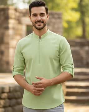 neonomad Men Regular Fit Short Kurta-picture-12