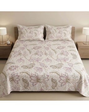 Cotton King Size Bedsheet with Pillow Cover-image-49