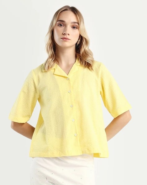 RAREISM Women Regular Fit Shirt Type Top