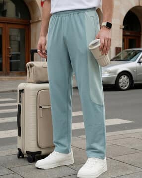 nobero Men Straight Track Pants with Insert Pockets-picture-19