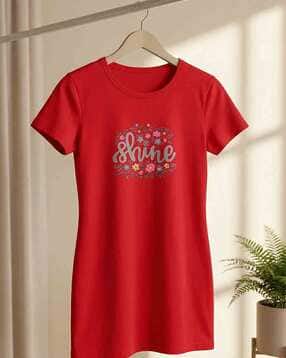 leia Women Regular Fit Graphic T-Shirt-picture-4