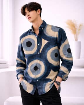 neonomad Men Printed Regular Fit Button-Down Shirt-picture-37