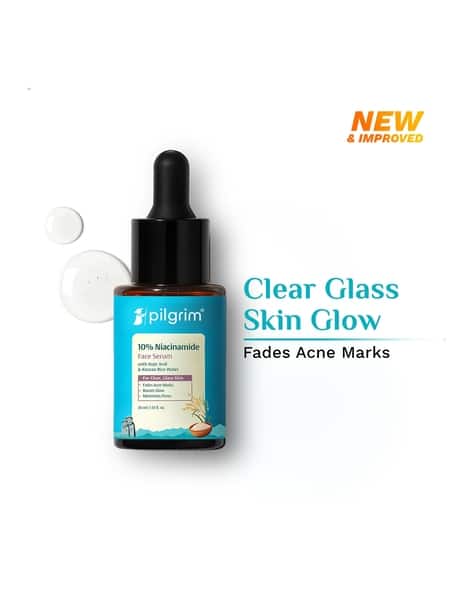 Pilgrim 10 Niacinamide with Kojic Acid And Korean Rice Water Face Serum for Clear And Glass Skin