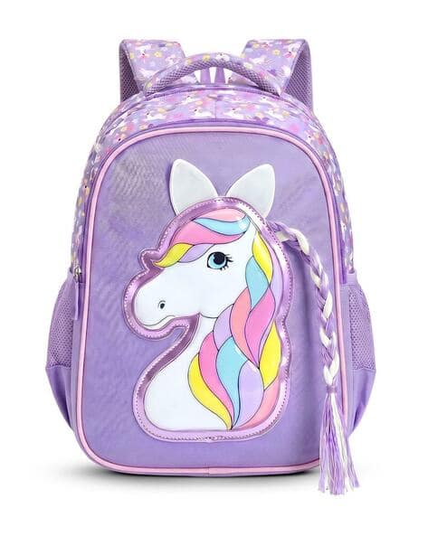 Priority Girls Unicorn Print School Backpack