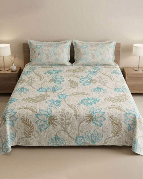 Mafatlal Cotton Double Bedsheet with Pillow Cover