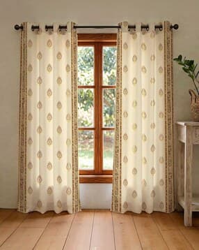 Pack of 2 Printed Curtains
