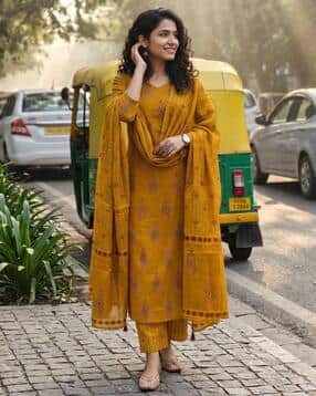 nyrika Women Floral Straight Kurta Set-picture-9