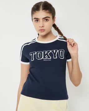 max Typographic Print Regular Fit Round-Neck T-Shirt -picture-17