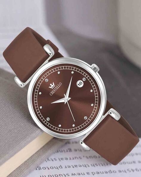 Crestello Women Analogue Watch-CR-L305-BRW
