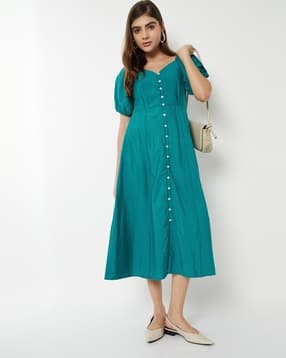 Sweetheart-Neck A-Line Dress-image-34