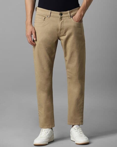 LOUIS PHILIPPE Men Straight Jeans with 5-Pocket Styling