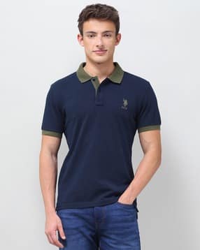 u.s. polo assn. Men Logo Print Regular Fit Polo T-Shirt-picture-14