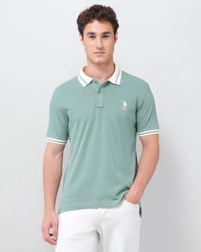 u.s. polo assn. Men Logo Print Regular Fit Polo T-Shirt-picture-22