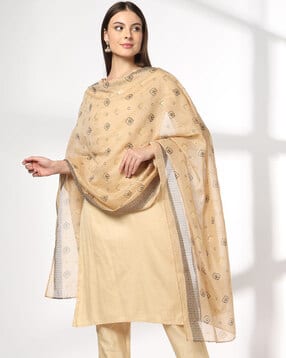avaasa mix n' match Women Floral Print Dupatta-picture-35