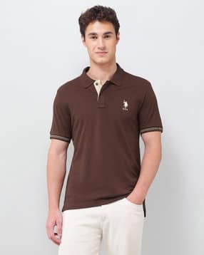 u.s. polo assn. Men Patterned Regular Fit Polo T-Shirt-picture-18