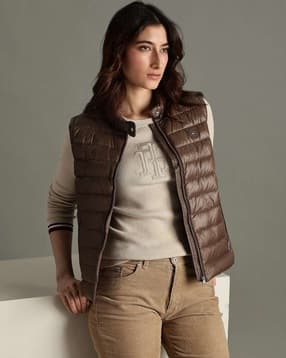 tommy hilfiger Quilted Regular Fit Zip-Front Gilet-picture-17