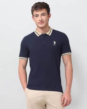 u.s. polo assn. Men Patterned Regular Fit Polo T-Shirt-picture-17