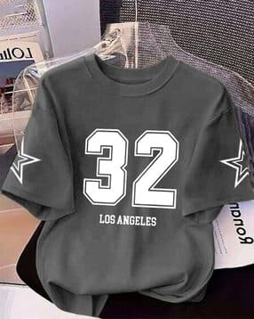 ausk Women Graphic Print Loose Fit Round-Neck T-Shirt-picture-12