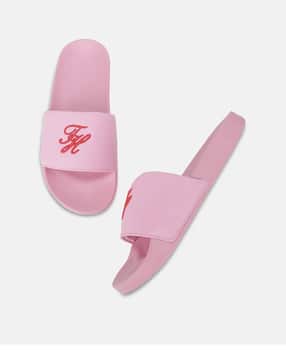 tommy hilfiger Women Logo Embroidered Slides-picture-41