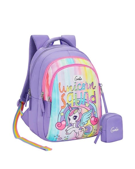 Genie Girls Graphic Print School Backpack