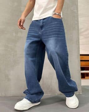 buda jeans co Men Mid Rise Baggy Jeans-picture-10
