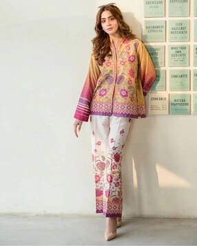 indie picks Women Printed Shirt & Pants Co-Ord Set-picture-15