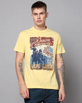 u.s. polo assn. Men Graphic Print Slim Fit T-Shirt-picture-33