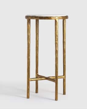 living shapes Pack of 2 Pre-Assembled Marble Accent Tables-picture-38