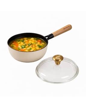 cumin co. Cast Iron Non-Stick Sauce Pan with Lid-picture-14